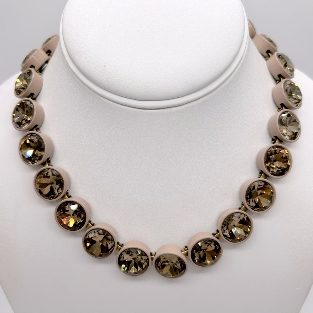 J. Crew Taupe Brulee Necklace